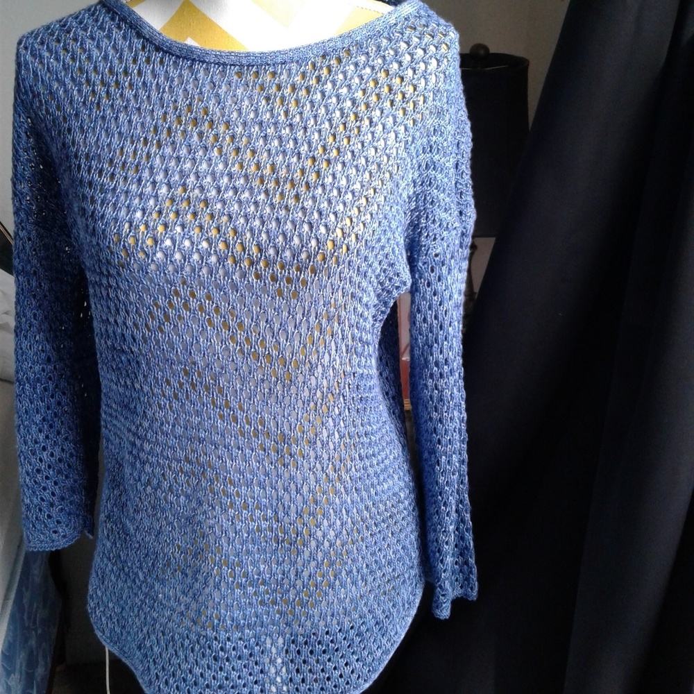 Christopher & Banks Mesh Blouse